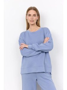 Soyaconcept Bluza "Banu" w kolorze błękitnym rozmiar: XXL. Niebieskie bluzy Soyaconcept, xxl, bez wzorów, bez kaptura. Za 184,95 zł.