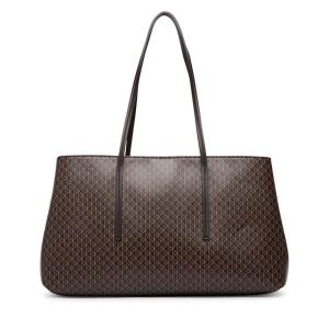 Torebka Calvin Klein. Brązowe torebki klasyczne Calvin Klein, bez wzorów, bez dodatków. Za 649,99 zł.