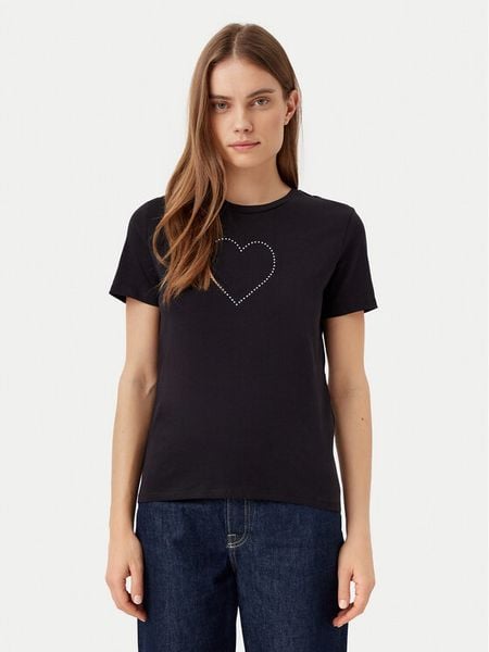 ONLY T-Shirt Ariana 15343771 Czarny Regular Fit. Czarne t-shirty ONLY, xs, bez wzorów, z bawełny, bez kołnierzyka, bez ramiączek. Za 29,99 zł.