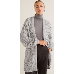 Mango - Kardigan 33098812. Długie swetry marki Mango. W wyprzedaży za 99,90 zł.