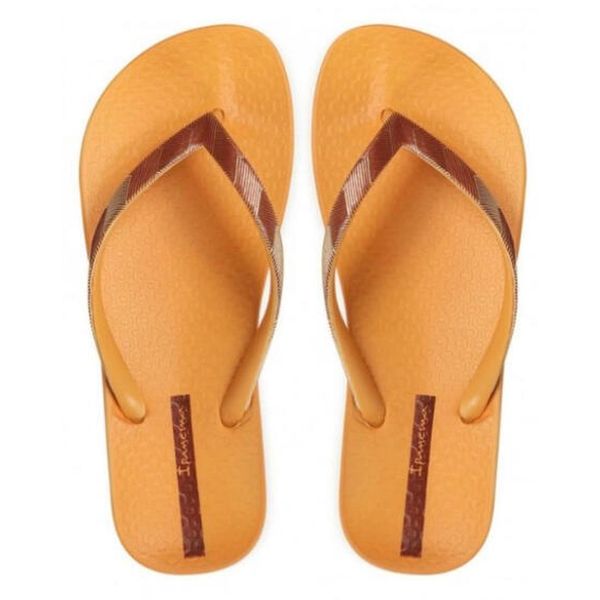 Ipanema Mesh V damskie klapki pomarańczowo-beżowe 41-42. Brązowe klapki Ipanema, bez wzorów, z meshu, bez obcasa. Za 138,99 zł.