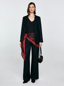 BIG STAR Chusta w kolorze czerwonym - 180 x 85 cm rozmiar: onesize. Czerwone apaszki i chusty Big Star, bez wzorów, z materiału, retro. Za 47,99 zł.