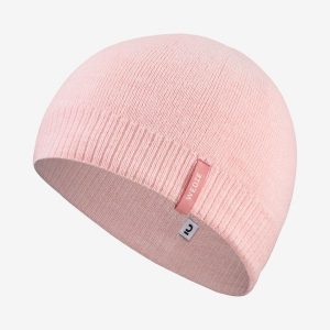 Czapka narciarska Wedze Simple. Fioletowe czapki WED'ZE, bez wzorów, z dzianiny, klasyczne. Za 29,99 zł.