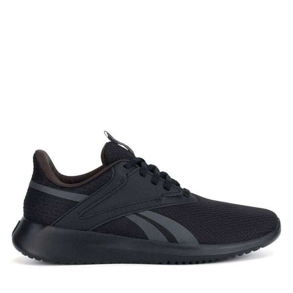 Buty do biegania Reebok. Czarne buty sportowe Reebok, bez wzorów, bez zapięcia, do biegania. Za 229,99 zł.