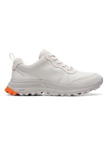 Clarks Skórzane sneakersy ''ATLTrekFreeWP'' w kolorze białym rozmiar: 36. Białe trampki Clarks, bez wzorów, bez zapięcia. Za 175,67 zł.