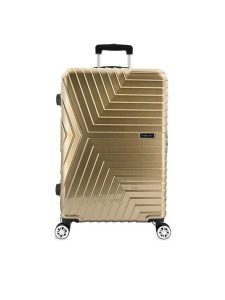 Semi Line Walizka średnia T5763-2 Złoty. Żółte walizki Semi-line, bez wzorów, z tworzywa sztucznego, średnie. Za 349,99 zł.