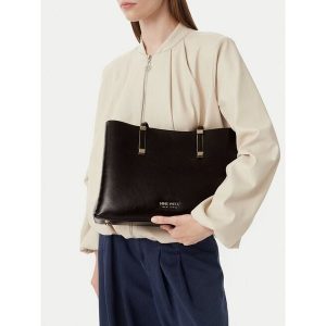 Torebka Nine West. Brązowe torebki klasyczne Nine West, bez wzorów, bez dodatków. Za 329,99 zł.