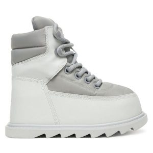 Śniegowce United Nude. Szare buty zimowe United Nude, bez obcasa, bez zapięcia. Za 959,99 zł.