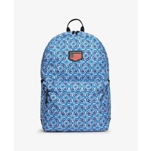 Plecak klasyczny z naszywkami dla kobiet Superdry Montana. Niebieskie plecaki Superdry. Za 246,85 zł.