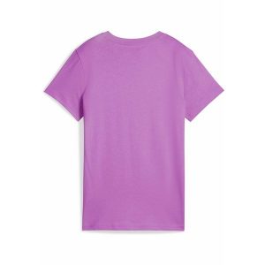 Damska koszulka z logo ESS No. 1 PUMA Wild Berry Purple. Fioletowe bluzki Puma, s, bez wzorów, sportowe, bez kołnierzyka, bez ramiączek. Za 75,00 zł.