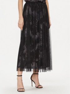 Liu Jo Spódnica tiulowa TA4019 J4623 Czarny Regular Fit. Czarne spódnice Liu Jo, s, bez wzorów, z syntetyku, midi. Za 389,99 zł.