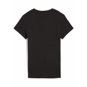 Damska koszulka ESS No. 1 Logo PUMA Black. Białe bluzki Puma, m, bez wzorów, z gumy, sportowe, bez kołnierzyka, bez ramiączek. W wyprzedaży za 79,00 zł.