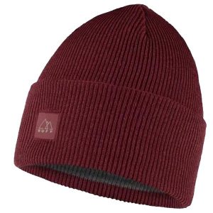 Czapka dla dorosłych Buff Crossknit Beanie. Brązowe czapki Buff, bez wzorów, sportowe. Za 99,99 zł.