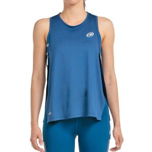 Bullpadel Women's Duranta Tank Top. Czarne topy BULLPADEL, s, bez wzorów, sportowe, bez kołnierzyka, bez ramiączek. W wyprzedaży za 118,45 zł.