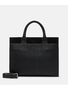 Liebeskind Berlin Skórzana torebka "Blake" w kolorze czarnym - 34 x 28 x 14 cm rozmiar: onesize. Czarne torebki klasyczne Liebeskind Berlin, bez wzorów, z materiału, przez ramię, bez dodatków. Za 629,43 zł.