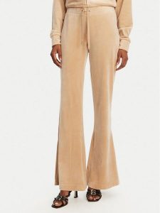 Juicy Couture Spodnie dresowe Christine JCWBJ125304 Beżowy Flared Leg. Brązowe spodnie dresowe Juicy Couture, m, bez wzorów, z dresówki. Za 269,99 zł.