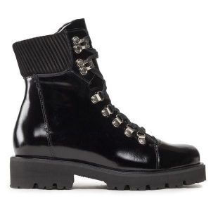 Trapery Rage Age. Czarne buty zimowe Rage Age, bez obcasa, bez zapięcia. Za 539,99 zł.