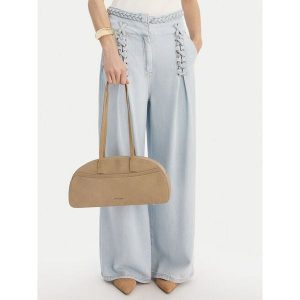 Torebka GINO ROSSI. Brązowe torebki klasyczne Gino Rossi, bez wzorów, bez dodatków. Za 399,99 zł.