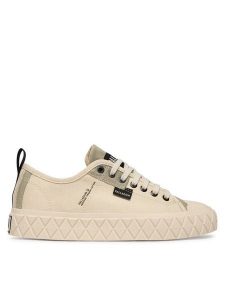 Palladium Trampki Pallaacehtgsupply 94634-244-M Biały. Białe trampki Palladium, bez wzorów, z materiału, bez zapięcia. Za 379,99 zł.