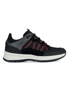 Geox Sneakersy "Braies" w kolorze czarnym rozmiar: 38. Czarne trampki Geox, bez wzorów, z materiału, bez zapięcia. Za 213,18 zł.