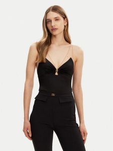Elisabetta Franchi Body BO-030-51E2-V260 Czarny. Czarne body i gorsety Elisabetta Franchi, bez wzorów, z syntetyku. Za 639,99 zł.