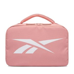 Kosmetyczka Reebok. Czerwone kosmetyczki Reebok, bez wzorów, z materiału. Za 79,99 zł.