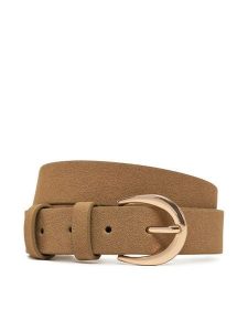 DeeZee Pasek Damski SS24233 Brązowy. Brązowe paski DeeZee, bez wzorów, ze skóry. Za 16,99 zł.