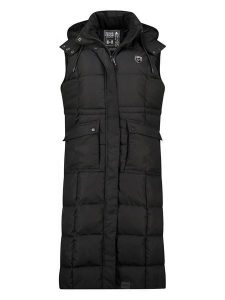 Canadian Peak Kamizelka zimowa "Vardeak" w kolorze czarnym rozmiar: M. Czarne kamizelki Canadian Peak, na zimę, m, bez wzorów, bez kołnierzyka, bez ramiączek, bez kaptura. Za 252,99 zł.