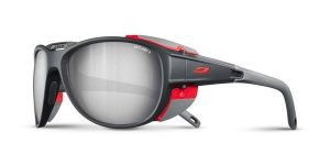 Okulary przeciwsłoneczne sportowe górskie Julbo EXPLORER 2.0 ALTI ARC 4. Czerwone okulary przeciwsłoneczne Julbo, pilot. Za 599,99 zł.