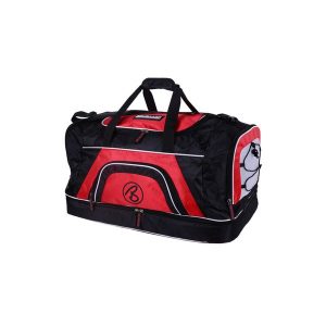 BRUBAKER Big Base - Torba sportowa 90L czarno-czerwona. Czarne torby podróżne i sportowe X2, bez wzorów. Za 232,99 zł.