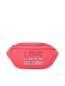 LOVE MOSCHINO Saszetka nerka JC4259PP0MKD0615 Różowy. Czerwone nerki i saszetki LOVE MOSCHINO, bez wzorów, ze skóry. Za 549,99 zł.