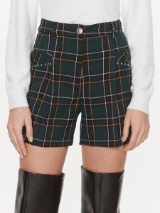 Liu Jo Szorty materiałowe MF3347 T4419 Zielony Relaxed Fit. Zielone szorty Liu Jo, bez wzorów, z materiału. Za 779,99 zł.