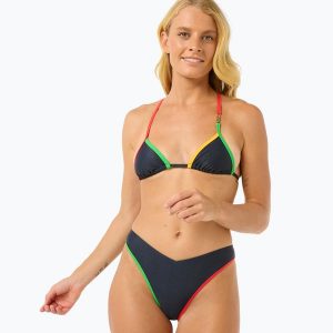 Dół od stroju kąpielowego Rip Curl V 80 High Skimpy Leg. Czerwone bikini RIPCURL, bez wzorów. Za 129,99 zł.