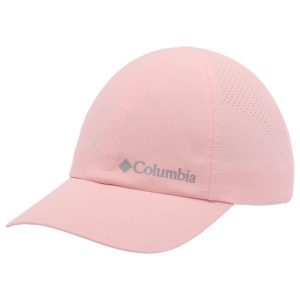Czapka z daszkiem damska Silver Ridge IV Ball Cap. Czerwone czapki Columbia, bez wzorów, z elastanu. Za 119,99 zł.