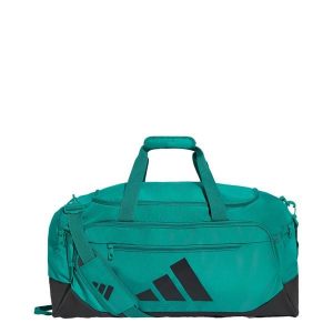 TORBA TRAINING DEFENDER DUFFLE MEDIUM. Czarne torby podróżne i sportowe ADIDAS, bez wzorów, z materiału, na ramię. Za 179,00 zł.