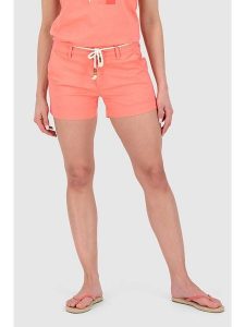 Alife and kickin Szorty "Reina" w kolorze koralowym rozmiar: XS. Czerwone szorty Alife and Kickin, bez wzorów, z tkaniny. Za 69,99 zł.
