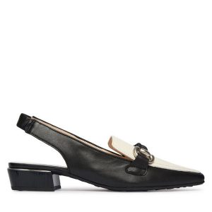 Czółenka Hispanitas. Czarne czółenka Hispanitas, bez wzorów, bez obcasa, bez zapięcia. Za 669,99 zł.