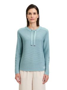 Betty Barclay Sweter w kolorze błękitnym rozmiar: 48. Niebieskie swetry oversize Betty Barclay, bez wzorów, ze splotem, bez ramiączek. Za 130,99 zł.