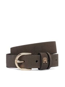 Tommy Hilfiger Pasek Essential Effortless 2.5 Suede AW0AW19793 Brązowy. Brązowe paski TOMMY HILFIGER, bez wzorów, ze skóry. Za 209,99 zł.