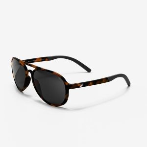Okulary przeciwsłoneczne kat. 3 MH 120A. Czarne okulary przeciwsłoneczne DECATHLON, prostokątne. Za 79,99 zł.