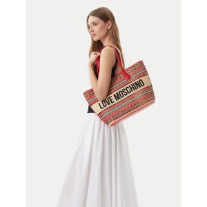 Torebka LOVE MOSCHINO. Shopper bag LOVE MOSCHINO, bez wzorów, bez dodatków. Za 740,99 zł.