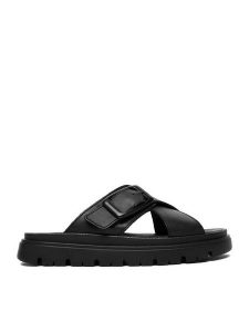 G-Star Raw Klapki CEO-WI16-MARS-02 Czarny. Czarne klapki G-Star Raw, bez wzorów, ze skóry, bez obcasa. Za 269,99 zł.