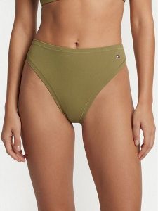 Tommy Hilfiger Figi klasyczne UW0UW06047 Khaki. Brązowe figi TOMMY HILFIGER, bez wzorów, z syntetyku. Za 119,99 zł.