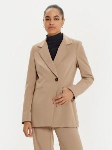 ACCESS FASHION Marynarka 44-1029-118 Beżowy Regular Fit. Brązowe marynarki i żakiety ACCESS FASHION, bez wzorów, z syntetyku. Za 559,99 zł.