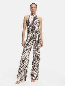 Guess Kombinezon W6GK12 K2937 Brązowy Regular Fit. Brązowe sukienki Guess, s, z aplikacjami, z syntetyku, bez kołnierzyka, bez ramiączek. Za 694,99 zł.