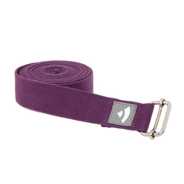 Pasek do jogi Bodhi Asana belt XL 3m. Fioletowe paski BODHI, bez wzorów, z bawełny, sportowe. Za 49,99 zł.
