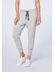 Chiemsee Spodnie dresowe "Levu" w kolorze jasnoszarym rozmiar: 3XL. Szare spodnie dresowe Chiemsee, xl, bez wzorów, z bawełny. Za 104,64 zł.