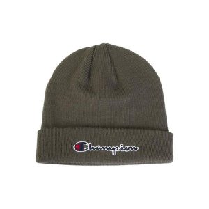 Czapka dla dorosłych Champion Beanie. Brązowe czapki Champion, bez wzorów, z poliesteru, sportowe. Za 73,00 zł.