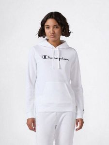 Champion Bluza w kolorze białym rozmiar: M. Białe bluzy Champion, m, bez wzorów, z bawełny, z kapturem. Za 136,45 zł.