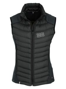 Maul Sport Kamizelka hybrydowa "Sardona Rec II" w kolorze czarnym rozmiar: 40. Czarne kamizelki Maul Sport, bez wzorów, bez kołnierzyka, bez ramiączek, bez kaptura. Za 260,99 zł.